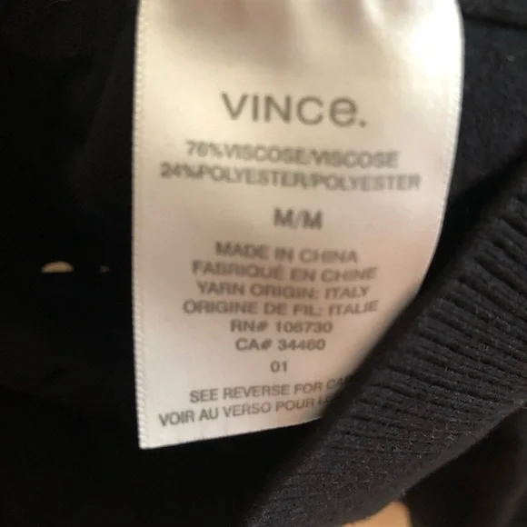 Vince men’s long sleeve hoodie - Picture 3 of 5